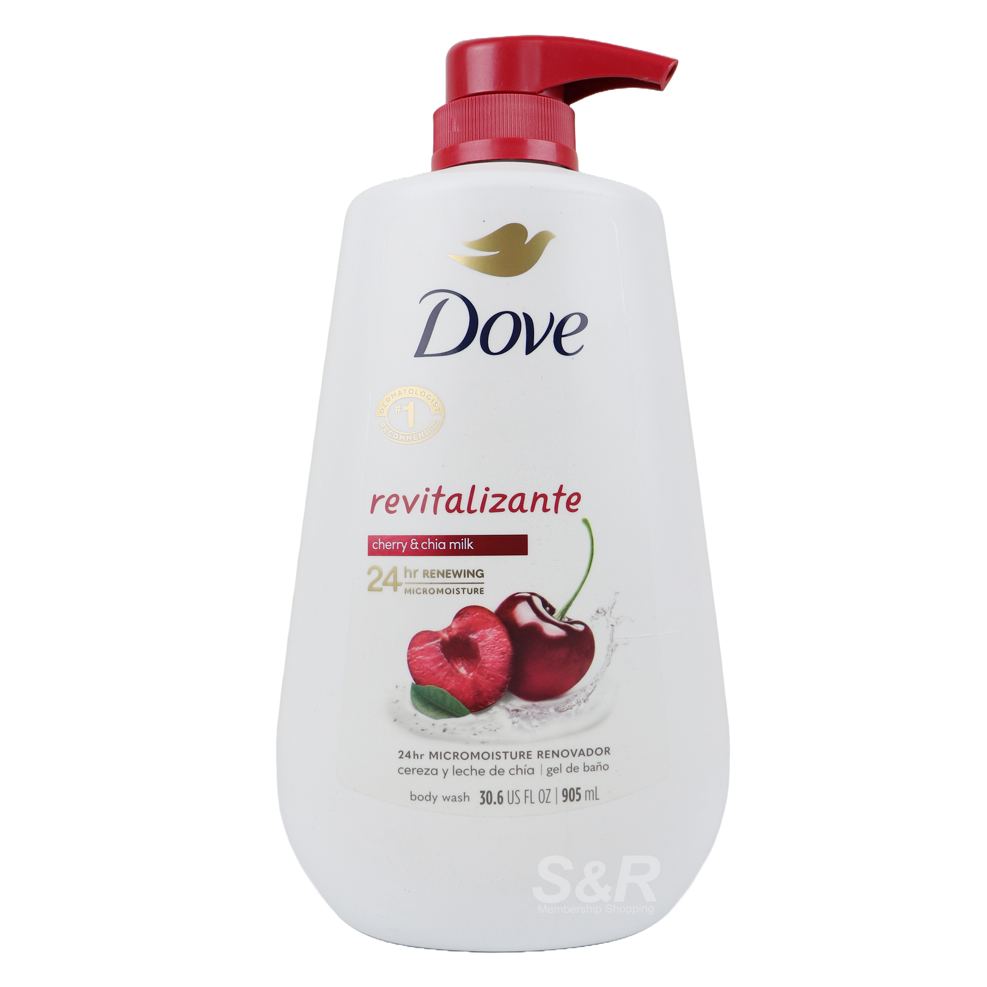 Dove Body Wash Cherry and Chia Milk Scent 905mL